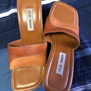 Steve Madden wedges - cork heels 8 1/2